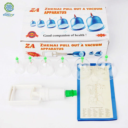 6pcs hijama cups chinese vacuum cupping kit