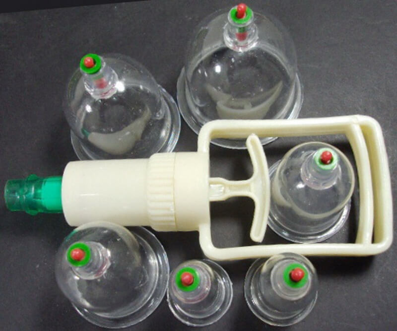 6pcs hijama cups chinese vacuum cupping kit