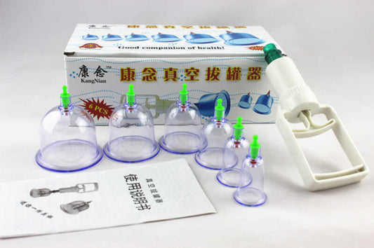 6pcs hijama cups chinese vacuum cupping kit