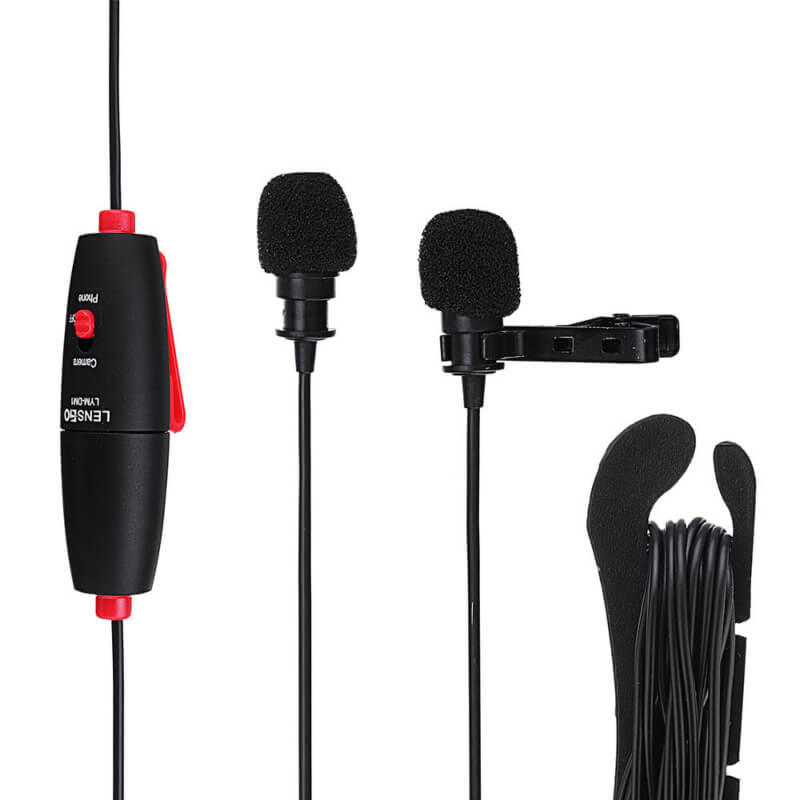 Lensgo mic for canon nikon dslr camcorder & phone - lym dm1