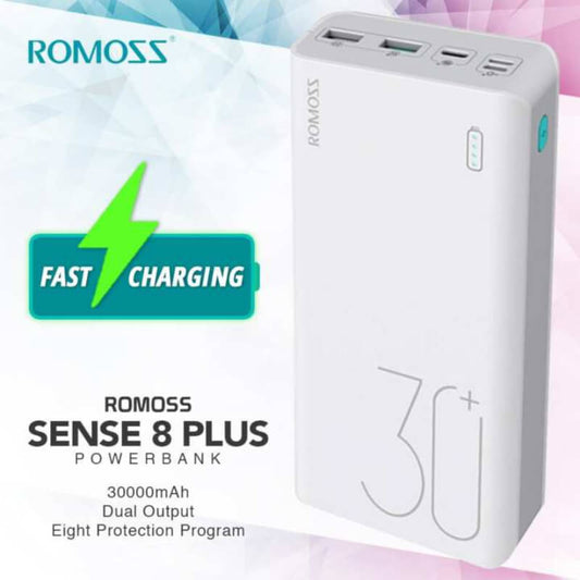 Romoss sense 8 30000 mah universal fast charge