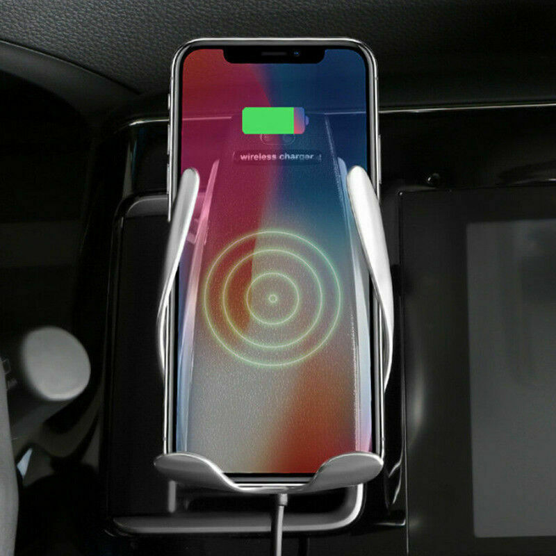 S6 smart sensor car wireless charger with mobile holder