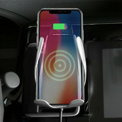 S6 smart sensor car wireless charger with mobile holder