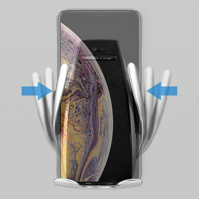 S6 smart sensor car wireless charger with mobile holder