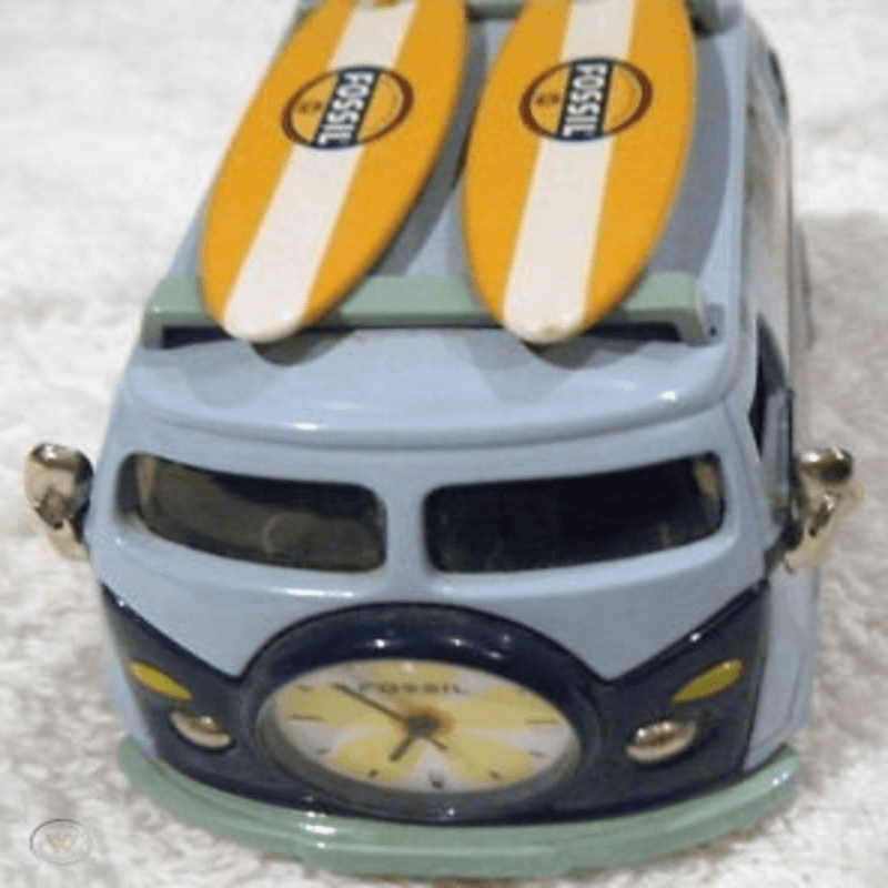 Limited edition antique bus timepiece desk clock