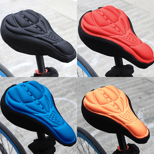 Bicycle soft silicone 3d gel pad cushion cover