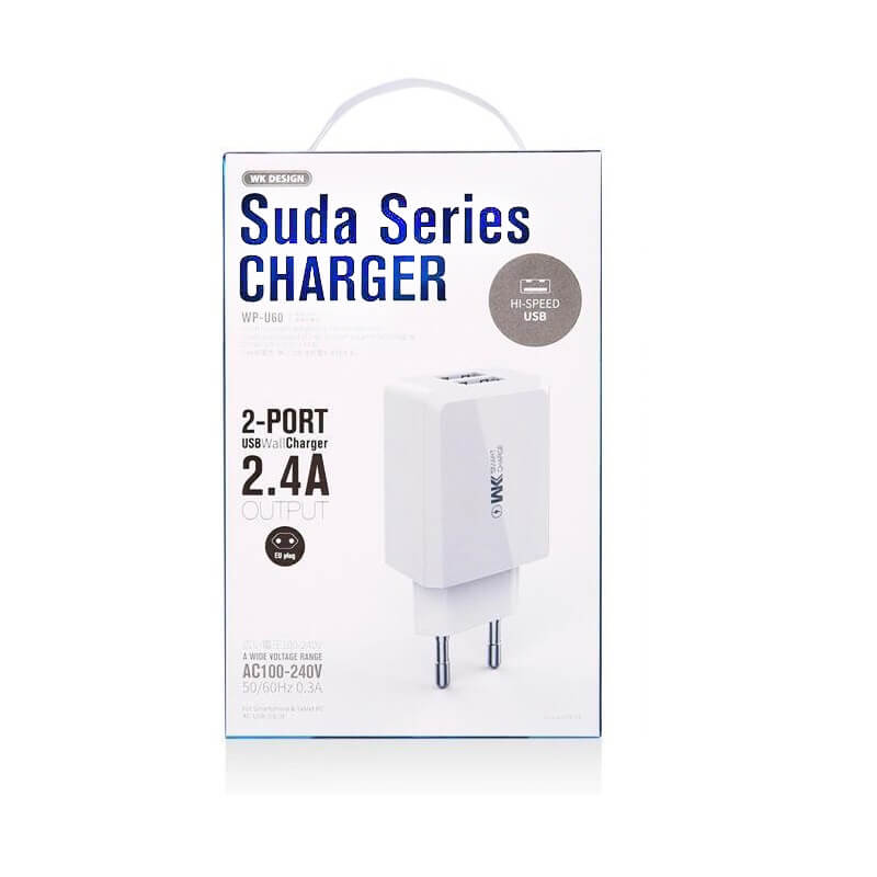 Remax wp-u60 usb charger 2.4a 2 port
