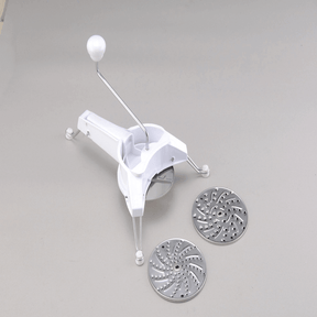 Kitchen multi rotary grater with stainless steel blades