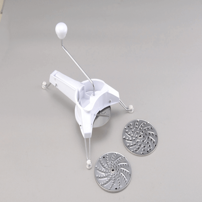 Kitchen multi rotary grater with stainless steel blades
