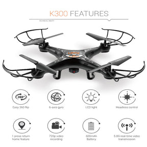 K300 drone + camera + wifi remote control