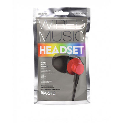 Remax newest stereo wired music earphone with microphone