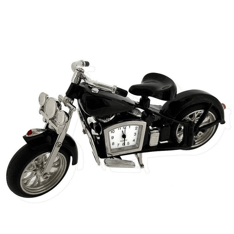 Fossil antique harley davidson bike clock- metal black