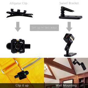 Sq11 hd night vision mini hidden spy secrete small camera