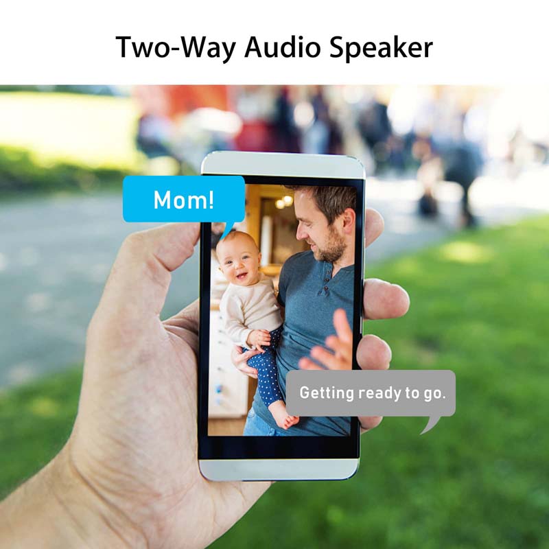 Mini wireless home security camera