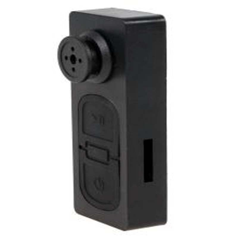 Shirt button camera with mic