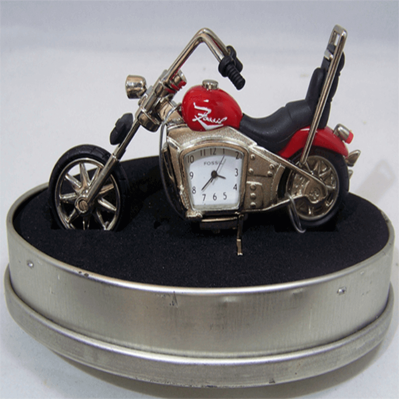 Limited edition antique harley davidson timepiece desk clock