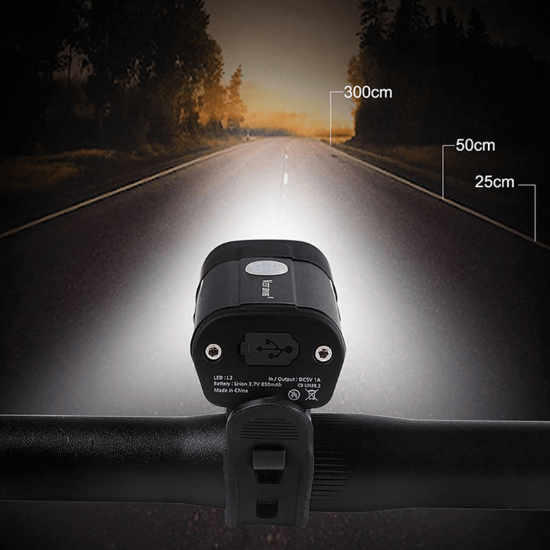 West biking rechargeable 5 modes bicycle front light