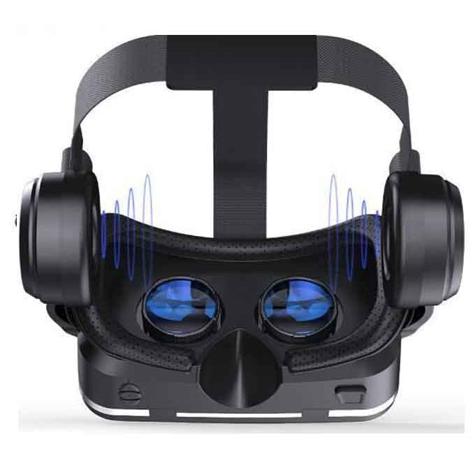 Shinecon 6 generations 3d vr glasses headset with earphones