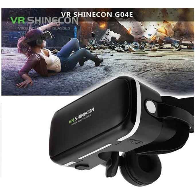 Shinecon 6 generations 3d vr glasses headset with earphones