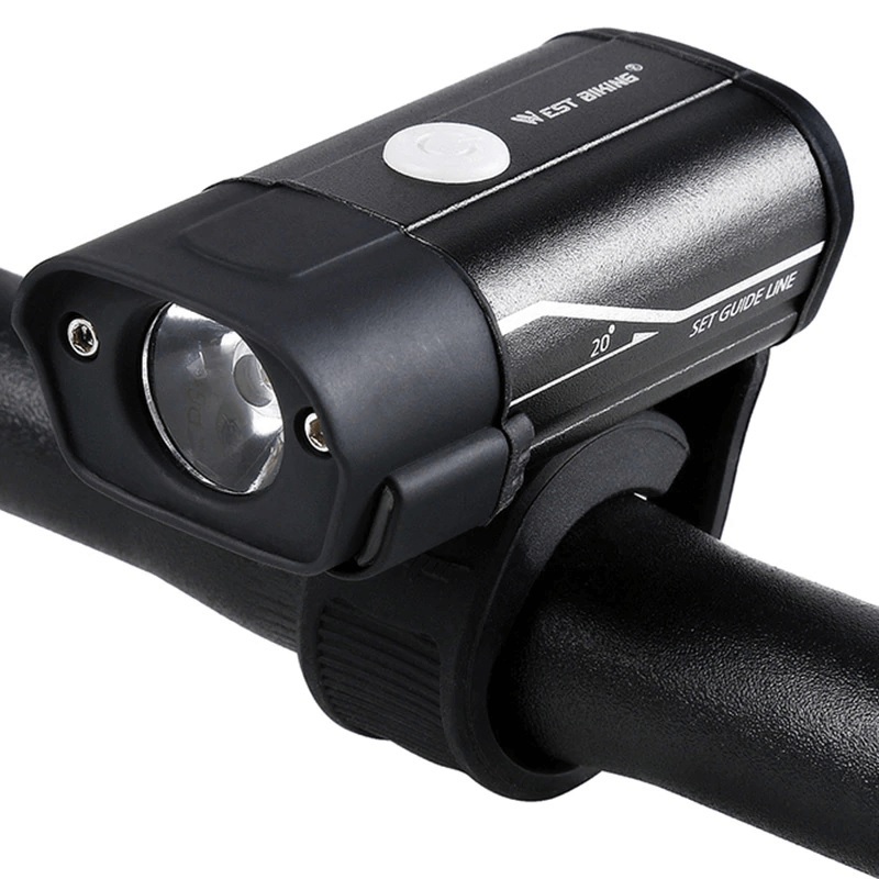 West biking rechargeable 5 modes bicycle front light