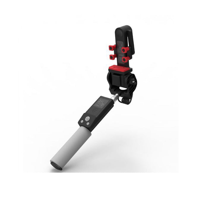 Iphoto 360 degree rotation selfie stick - black