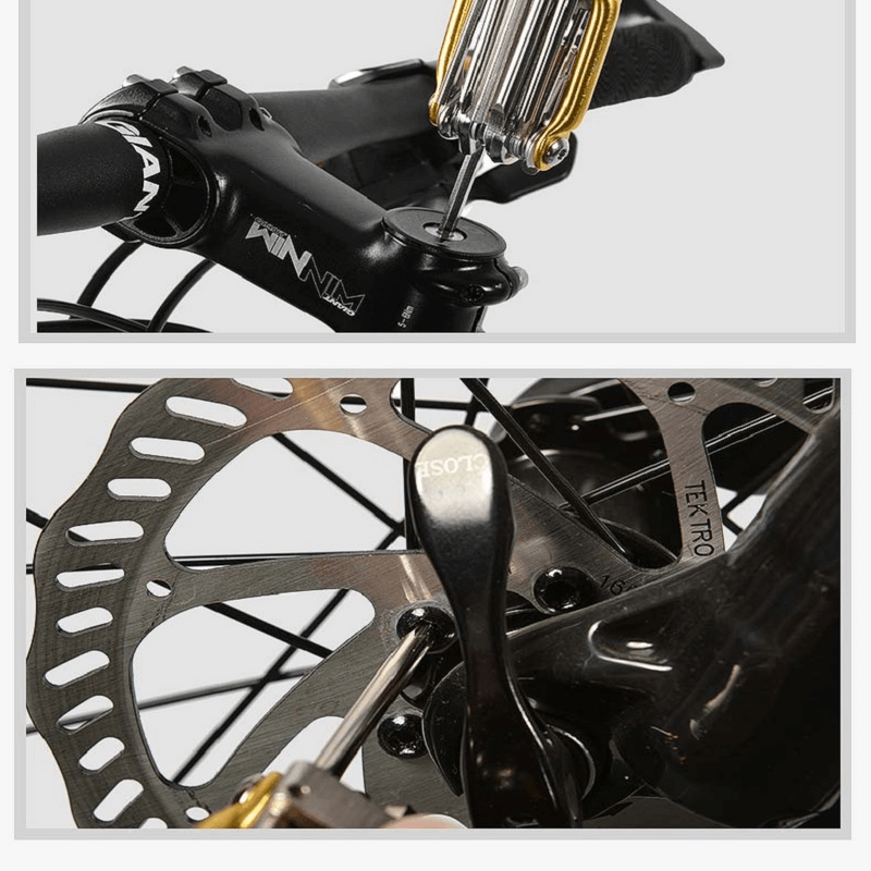 11 in 1 multi-functional bicycle repair tool kit