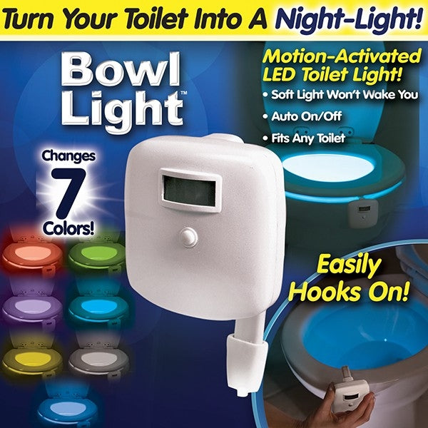 Bowl light - motion activated led toilet light