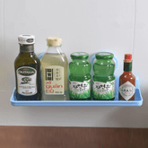 Powerful shelf kitchen suction storage holder