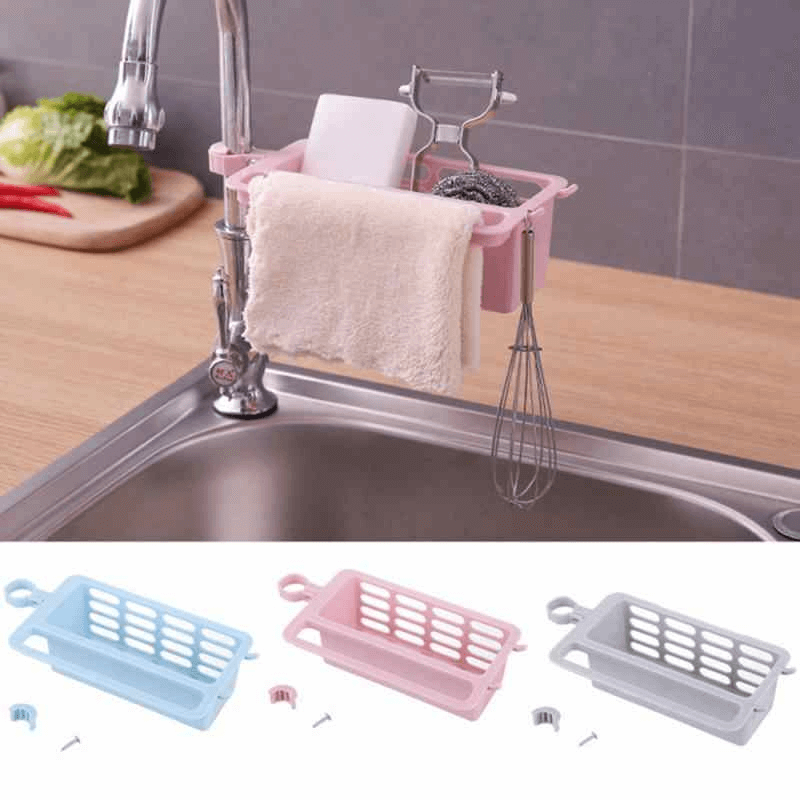 1pcs storage rack kitchen sink caddy