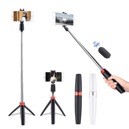 Y9 2-in-1 portable bluetooth selfie stick with mini tripod