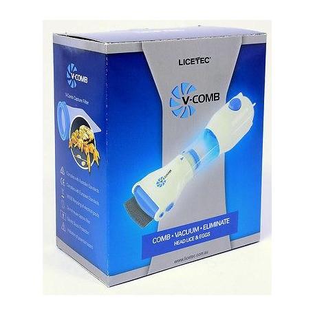 V com head lice