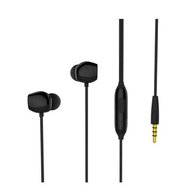 Remax earphone rm-550 in-ear wired handsfree - black