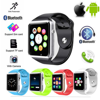 Apple style iphone smart mobile phone bluetooth watch (w08)