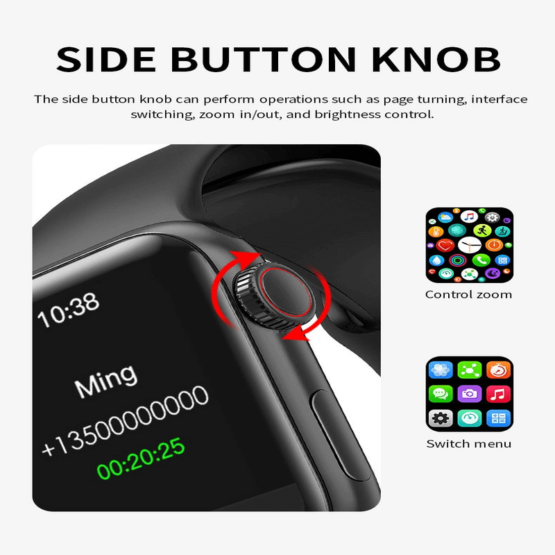 Hw12 smart watch 1.57inch square screen