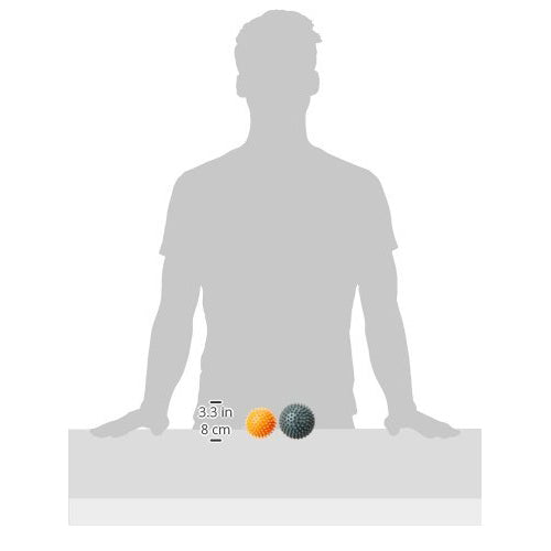 Massage ball combo orange/grey
