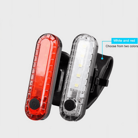 Rechargeable waterproof bicycle waring rear tail light