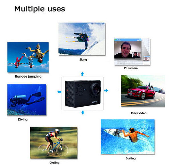 Action sports camera wifi