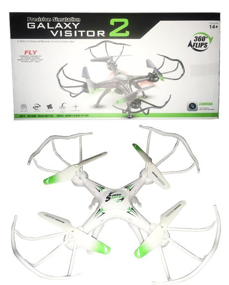 Galaxy visitor 2.4ghz 4 channel 360 degree rotating drone