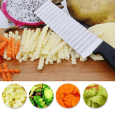 Potato slicer potato chips wavy cutter knife