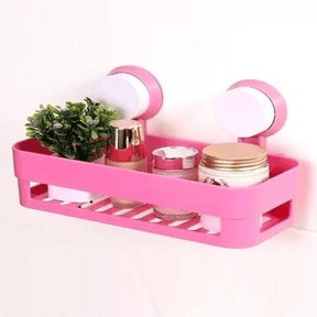 Wall suction cup tray holder kitchen bathroom organizer