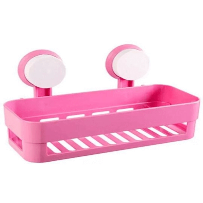 Wall suction cup tray holder kitchen bathroom organizer