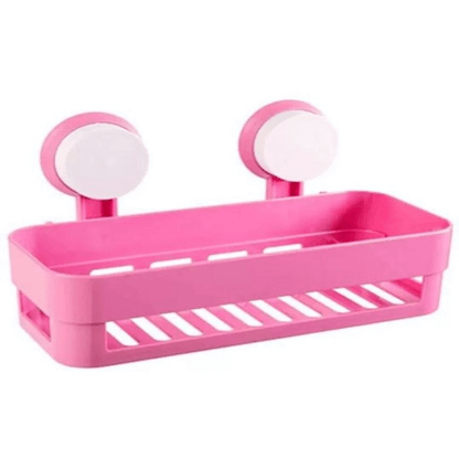 Wall suction cup tray holder kitchen bathroom organizer
