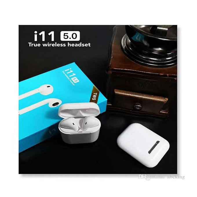 I11 wireless touch sensor bluetooth earbuds + charging case