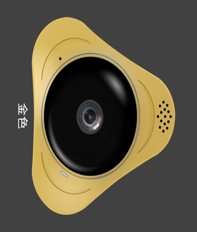 360 degree wireless panoramic camera