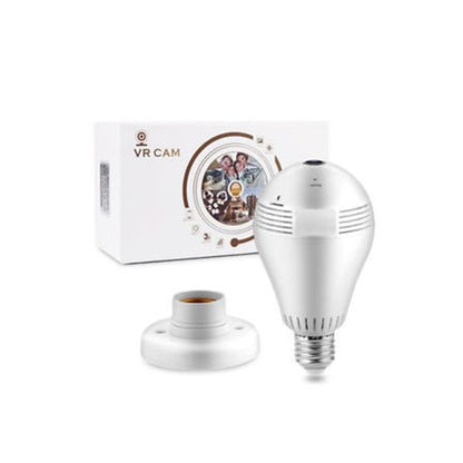 Bulb camera: 3d panoramic wifi 1080p cam
