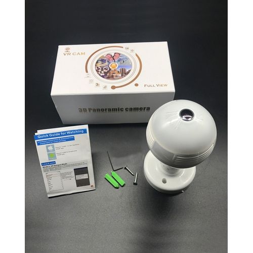 Bulb camera: 3d panoramic wifi 1080p cam