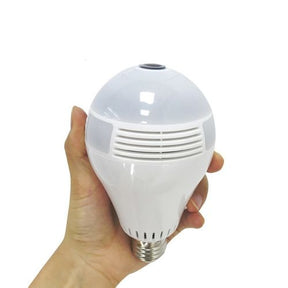 Bulb camera: 3d panoramic wifi 1080p cam