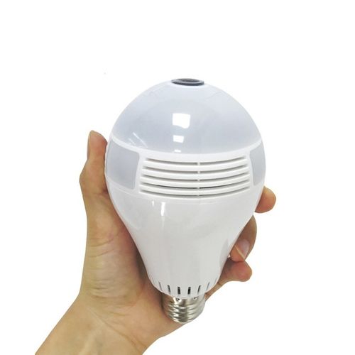 Bulb camera: 3d panoramic wifi 1080p cam