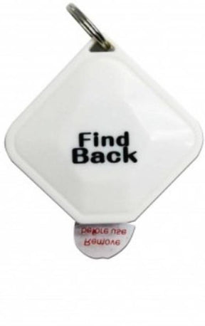 Magic finder anti-lost key chain by find back - white