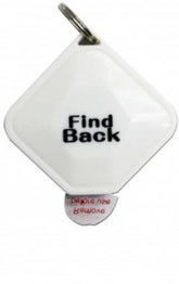 Magic finder anti-lost key chain by find back - white